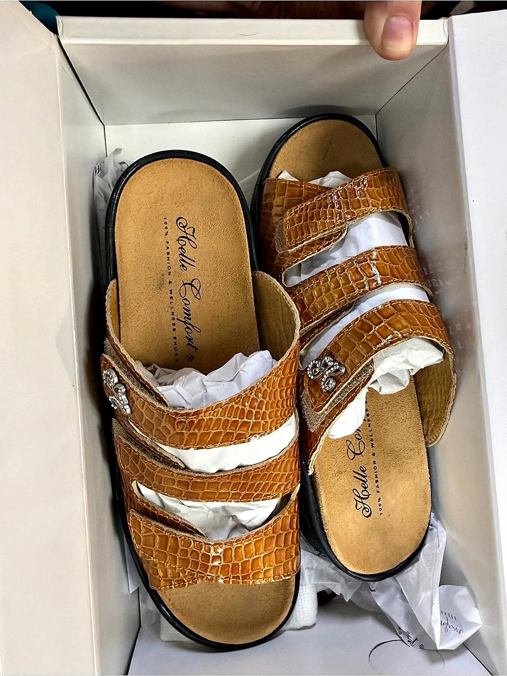 Helle Comfort UTA Brown & White EU 39